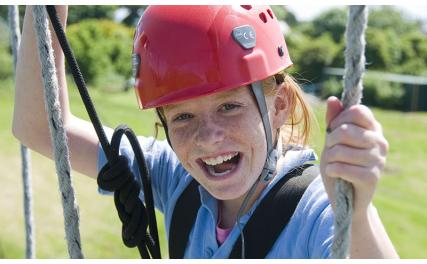 Carlingford Adventure Centre - climbing kid