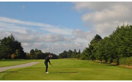 Dundalk Golf Club - player on course