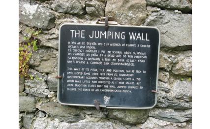 Jumping Church - plaque