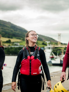 Group activity with friends in Carlingford, Co. Louth